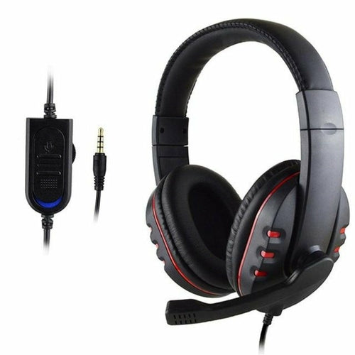 Auriculares estéreo para juegos con cable y LED