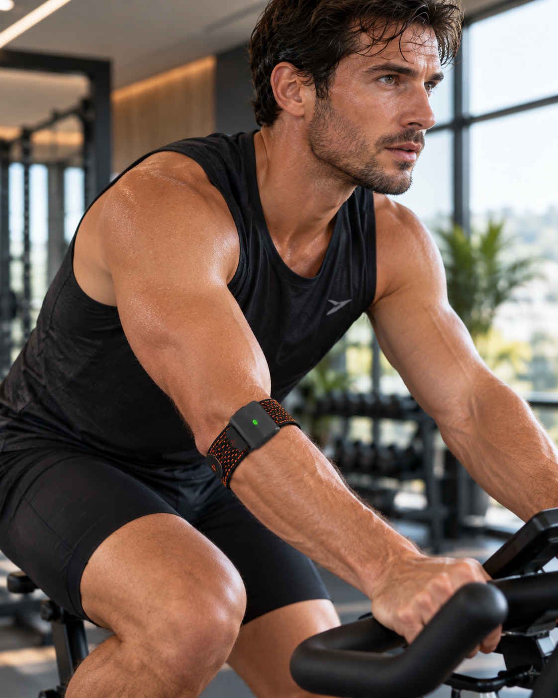 Brazalete Pulsómetro HW9 | Monitor de Ritmo Cardíaco Bluetooth y ANT+ para Ciclismo y Fitness
