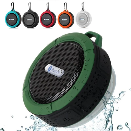 Mini Altavoz Bluetooth Portátil Impermeable con Ventosa