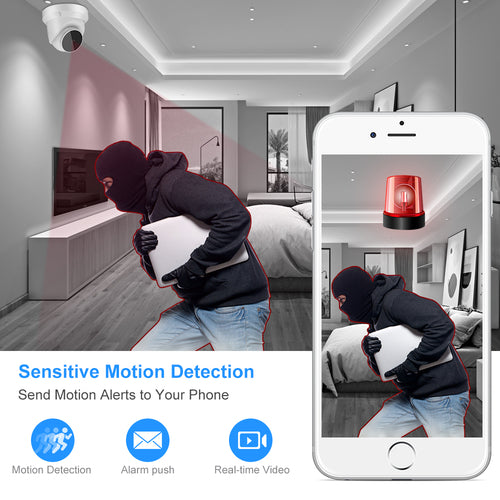 Cámara IP WiFi de Seguridad y Baby Monitor con Visión Nocturna