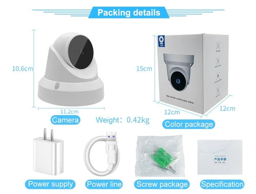 Cámara IP WiFi de Seguridad y Baby Monitor con Visión Nocturna