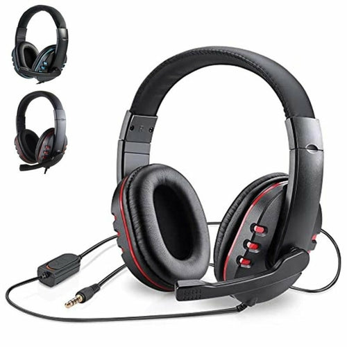 Auriculares estéreo para juegos con cable y LED